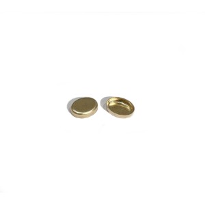 GOLD FILLED OVAL BEZEL CUP 14K GOLD FILLED OVAL  BEZEL CUP 6 x 8mm