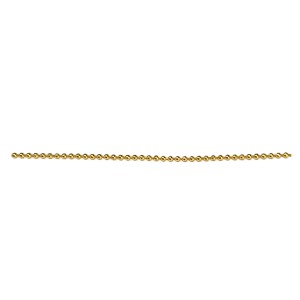 12K GF DELICATE BEAD BALL CHAIN 1MM  