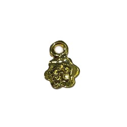 5% 14K GOLD PLATED SMALL FLOWER CHARM