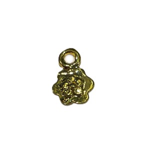 5% 14K GOLD PLATED SMALL FLOWER CHARM