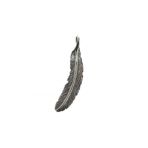 Sterling Silver 925 Feather Pendant