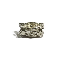 S925 SILVER BEAD ETHNIC FILIGREE TUBE 