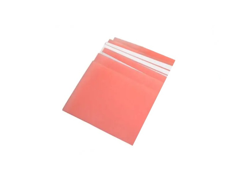 PINK 22 GAUGE (0.8MM ) SHEET WAX 4" X 4" 