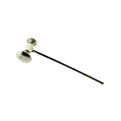 Sterling Silver 925 Straight Screw Ear Fitting - 26mm
