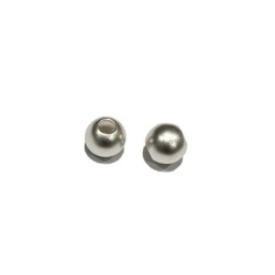 S925 6mm ROUND MATT BEAD (2mm HOLE)