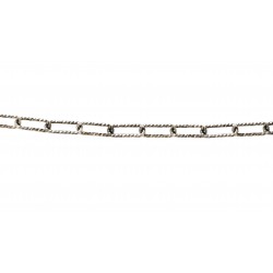 S925 DIAMOND CUT CABLE CHAIN 11.3 X 4.3 MM (1MM ROUND WIRE)  