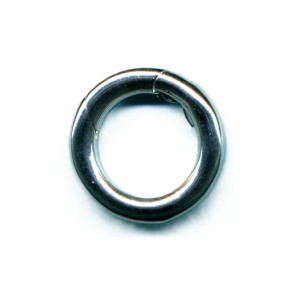 S925 SMALL DONUT TRIGGER CLASP 12.4 X 2.5 MM  