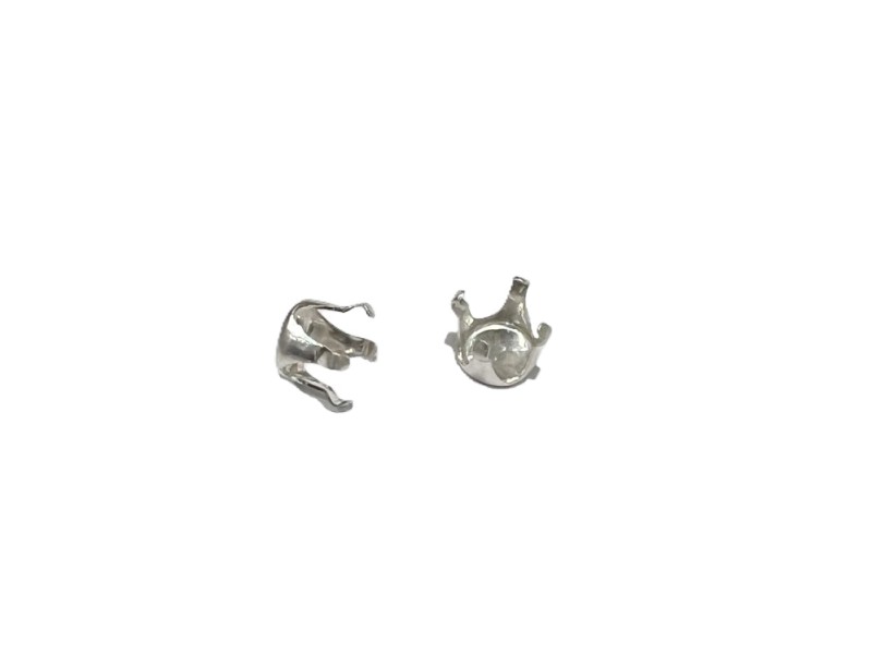 S925 4-PRONG SETTING, 6mm