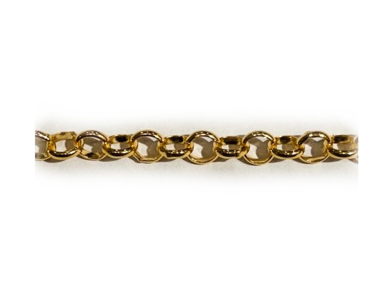 Gold Filled Rolo Belcher Chain Large - 5mm 