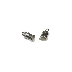 S925 SILVER 7MM SMOOTH CRIMP END CAP