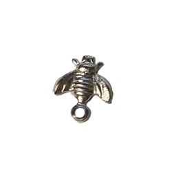 S925 SILVER SMALL BEE CHARM 6.4MM 