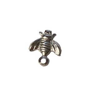 S925 SILVER SMALL BEE CHARM 6.4MM 