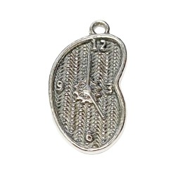 S925 Dali Sliding Clock Charm Pendant 11.7x21mm    