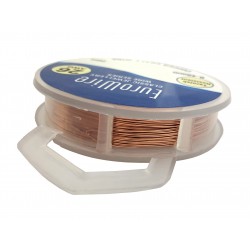 0.4MM COPPER NON TARNISH CRAFT WIRE ON REEL