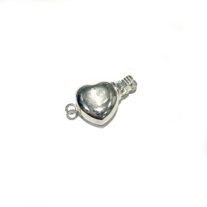 S925 10mm Heart-Shaped Safety Clasp