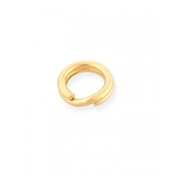 9K Yellow Gold Split Ring - 6mm