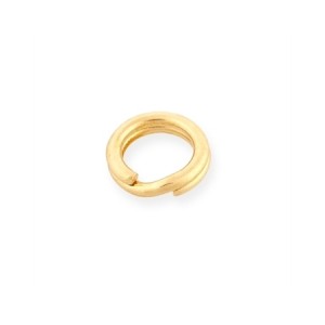9K Yellow Gold Split Ring - 5mm
