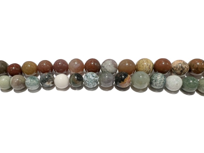 Agate Round Mix 10-15 mm Beads