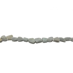 Agate Rough Tumbled Beads Grey Green