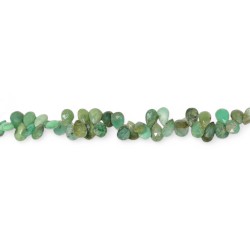 chrysoprase badamache beads 10x15mm