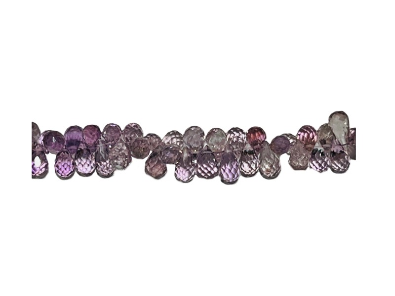 Amethyst Badamche / briolettes 8" choker Beads