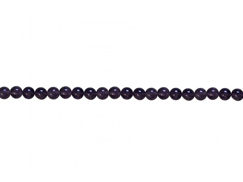 Amethyst Beads, Round - 5 mm