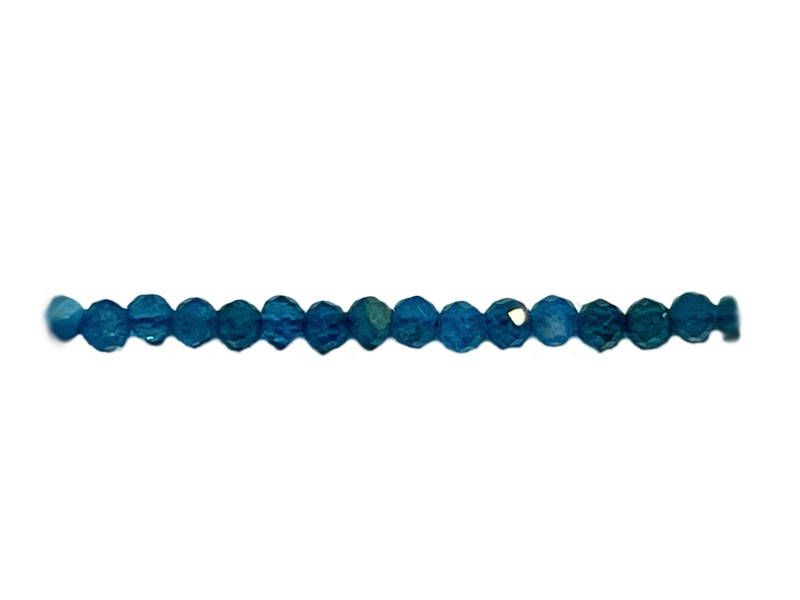 Apatite Faceted Round 2mm Beads