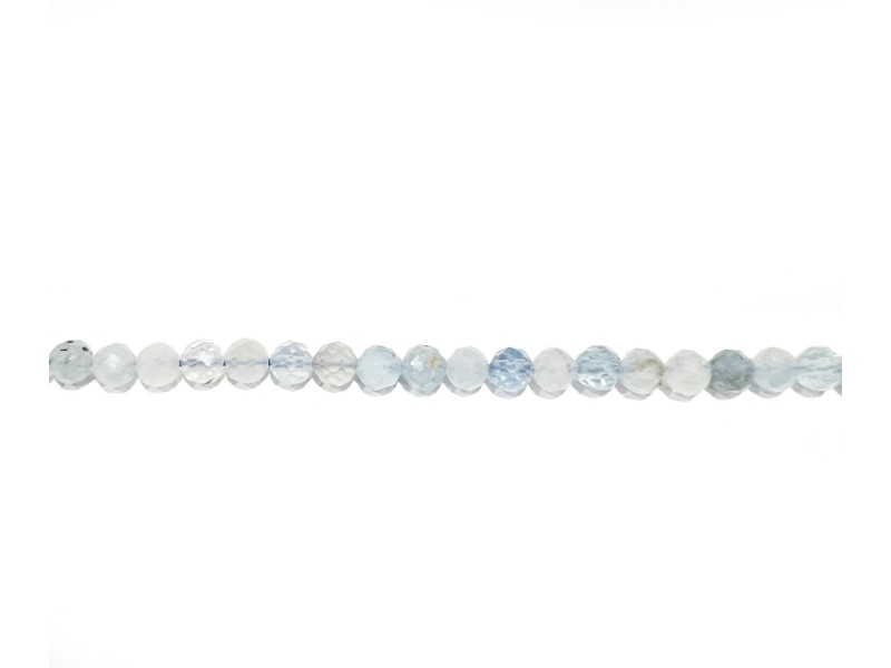 Aquamarine Faceted Beads 4mm