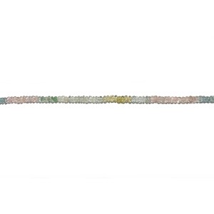 Beryl Faceted Multi-Coloured Pastel Beads 4-5mm