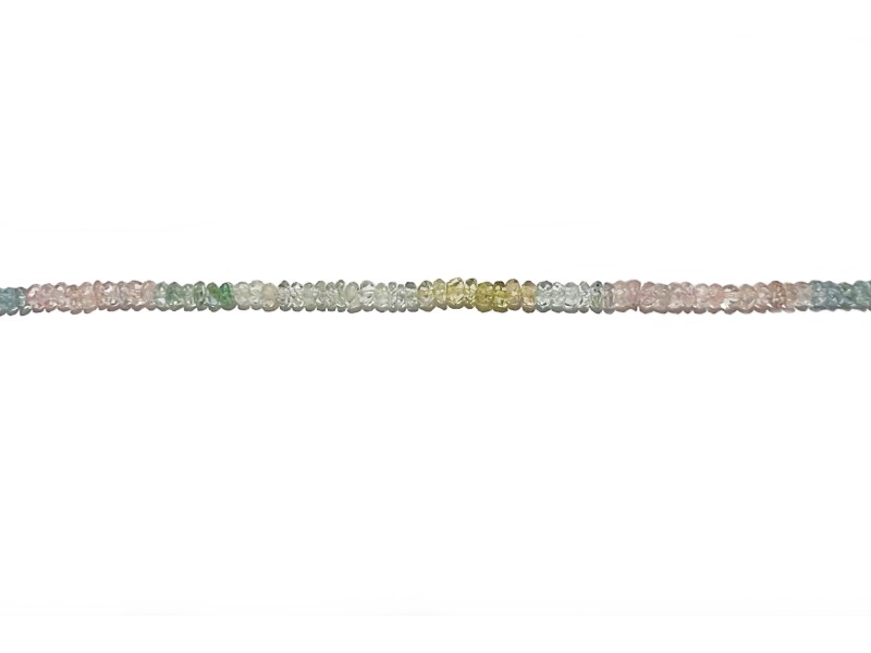 Beryl Faceted Multi-Coloured Pastel Beads 4-5mm