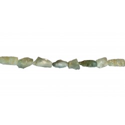 Aquamarine Tumble Rough Beads      