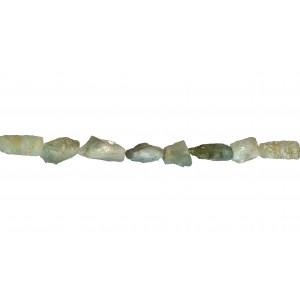 Aquamarine Tumble Rough Beads      