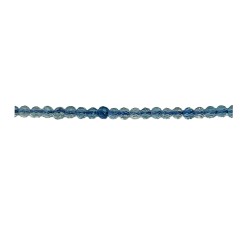 Aquamarine Faceted 2mm Beads