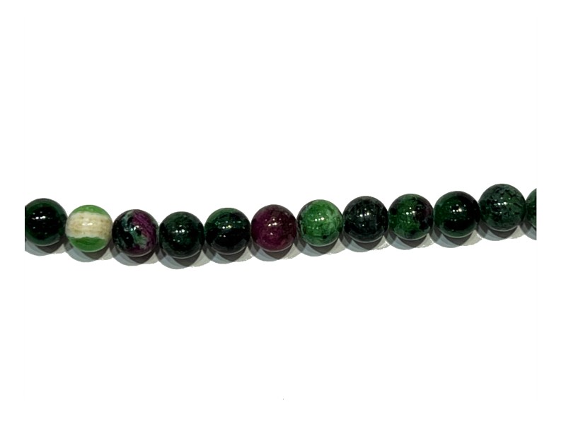 Zoisite Ruby Round 6mm Beads