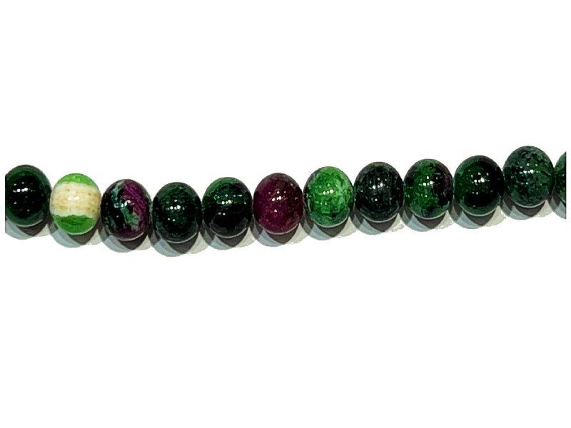 Zoisite Ruby Round 8mm Beads