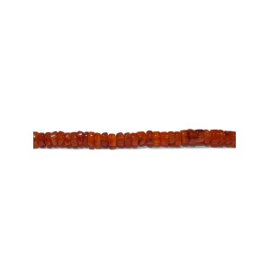 carnelian tyre beads 5mm