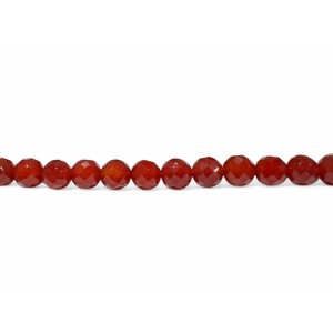 Carnelian Faceted Beads 10mm 