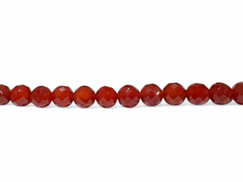 Carnelian Faceted Beads 10mm 