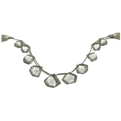 Upside Down Diamond Shaped Crystal Badamache