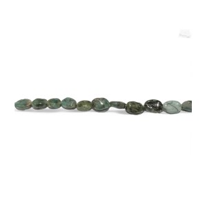 Emerald Oval Beads - Shaded - Approx 6 to 10mm