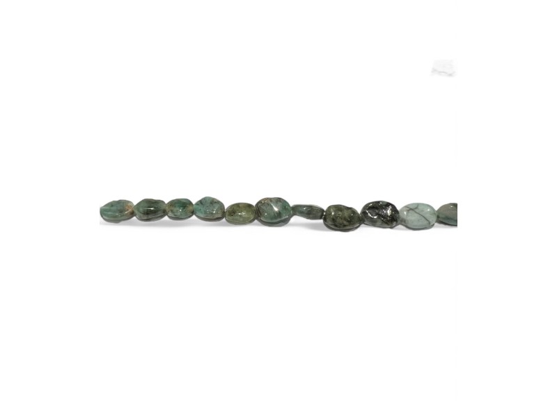 Emerald Oval Beads - Shaded - Approx 6 to 10mm