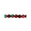 Jade Red Green 8mm Round dyed Beads                   