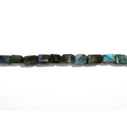 Labradorite Polished Slab Beads approx. 10x15mm