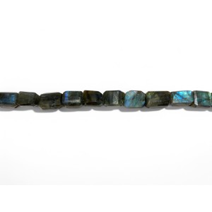 Labradorite Polished Slab Beads approx. 10x15mm