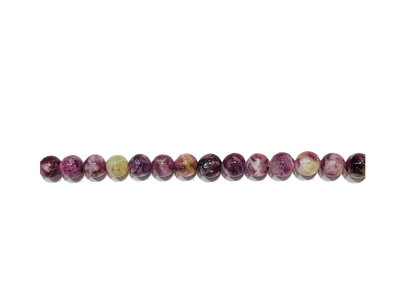 Lepidolite (purple mica) Round 6mm Beads