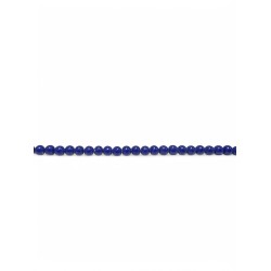 Pressed Lapis Round Beads, 6 mm