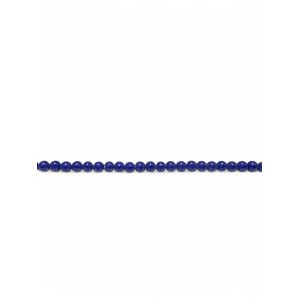 Pressed Lapis Round Beads, 6 mm