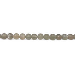 moonstone grey round 5-6mm beads                   