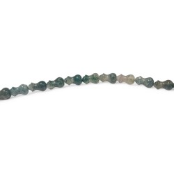 moss agate calabash beads 7x12mm