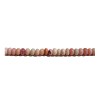 Opal Light Pink Rondelle Beads, 8 mm